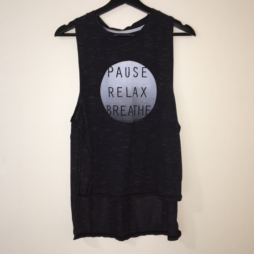 Dark gray tank top✨